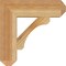 Ekena Millwork Legacy Craftsman Rough Sawn Bracket, Western Red Cedar, 4"W x 16"D x 16"H BKT04X16X16LEC04RWR - alternate 2